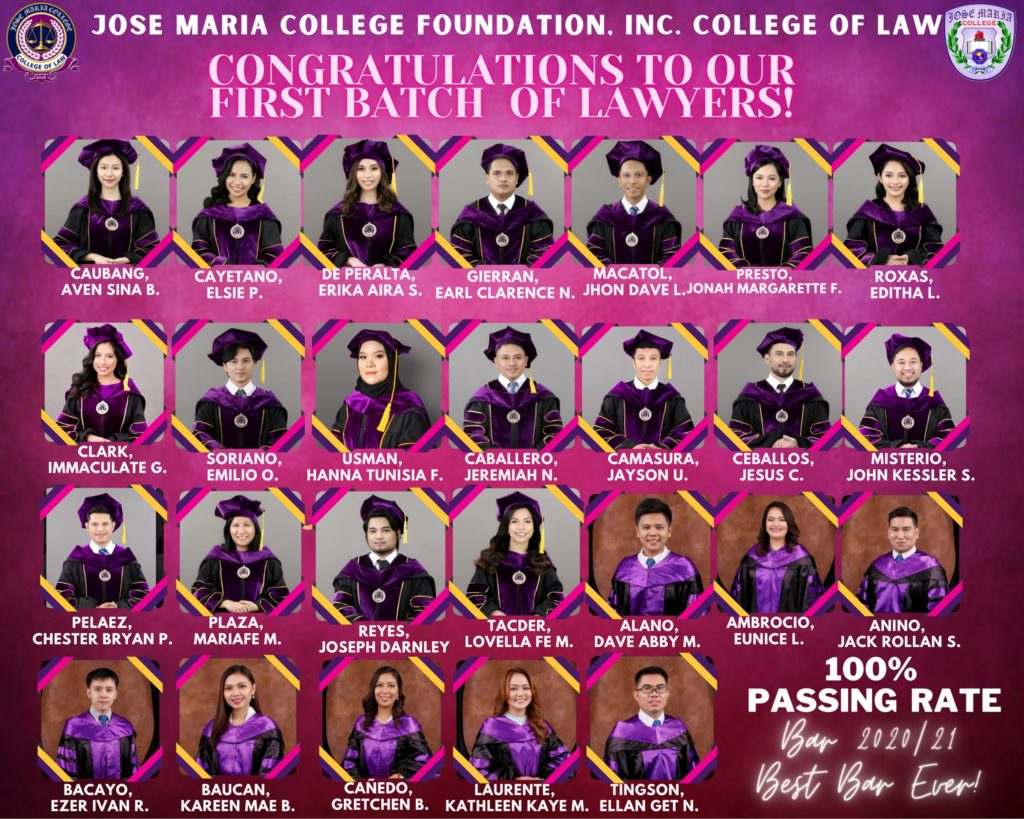 JMarian barristers ace 100% pass rate in 2020/21 BAR exams with 4 exemplary passers